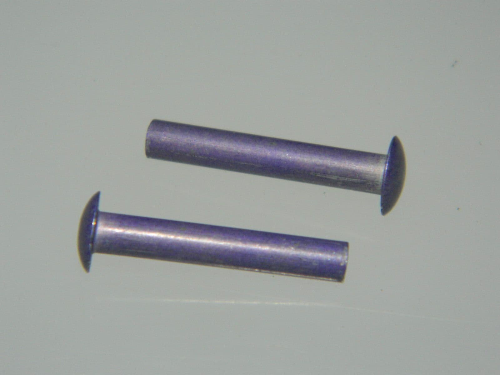 50 x Rivets Mushroom Head Violet Dia 1/8